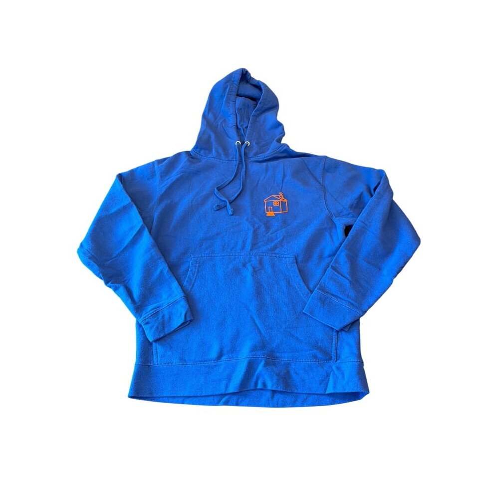 Harry Styles Blue Hoodi Embroidered House & Tour Song List Size Small Music